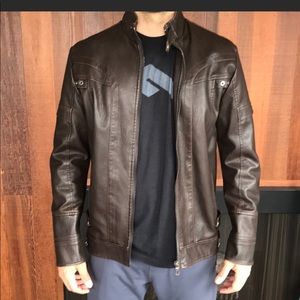 Faux Leather Jacket